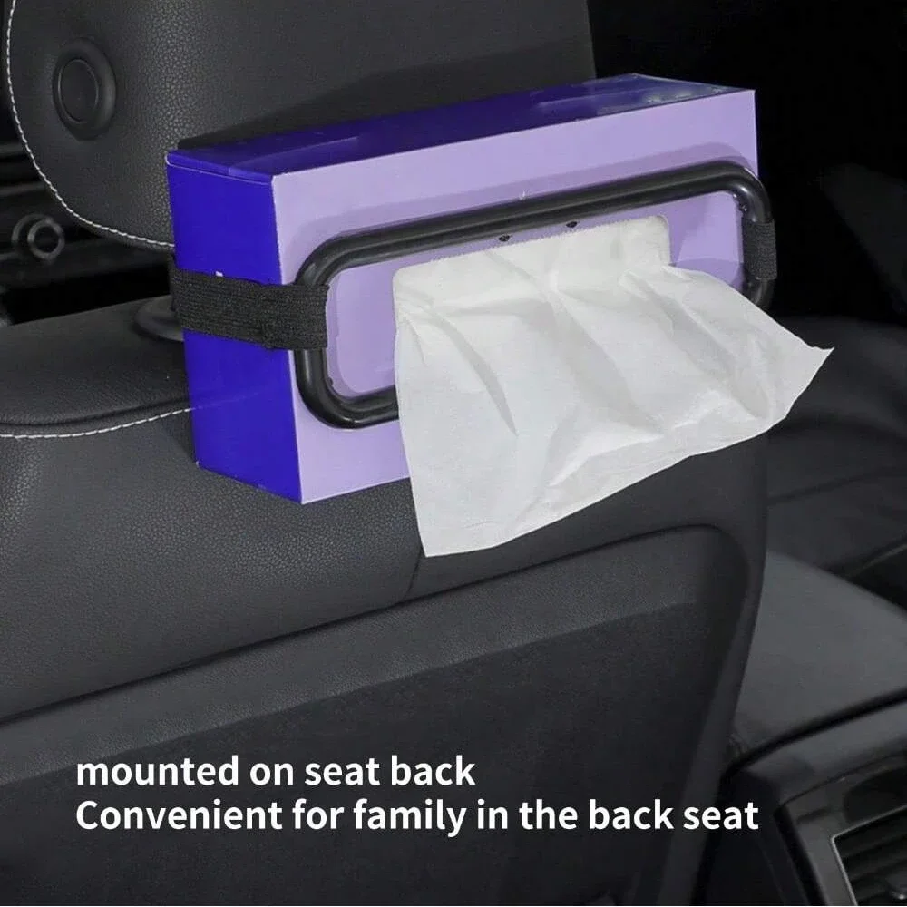 Car Paper Towel Organizer Creative Sunshade Clip-On Tissue Box Make Car Interior Stylish & Organized