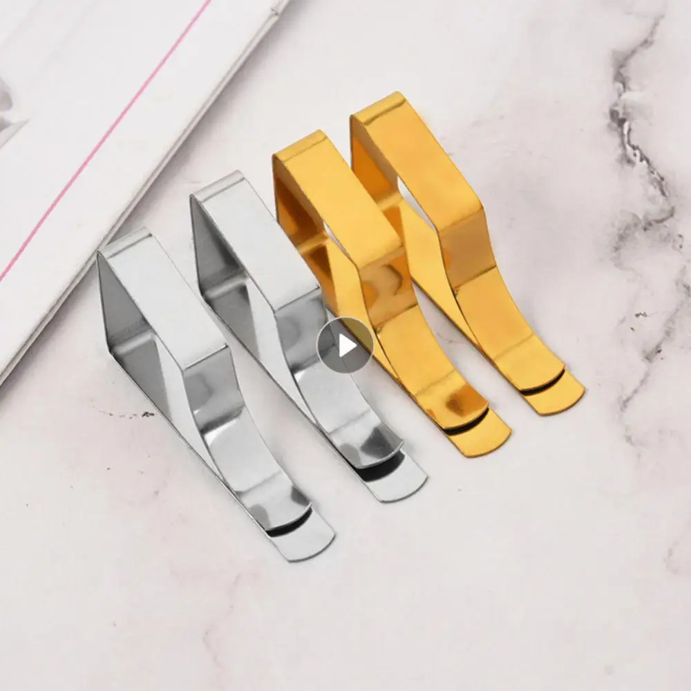 

Stainless Steel Anti-slip Design Versatile Reliable Top-rated Convenient Must-have Rust-resistant Tablecloth Clips Table Cover