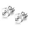 Japanese Anime Berserk Brand of Sacrifice Cross Earrings Black Swordsman Guts Stainless Steel Cosplay Jewelry Accessories Gifts 1