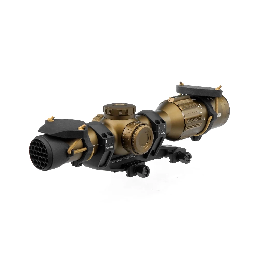 SOTAC Tactical Cap Pro Optics Scope Protective Cover For 30/34mm Tube Scopes Made From 3D Printing Black/TAN Color