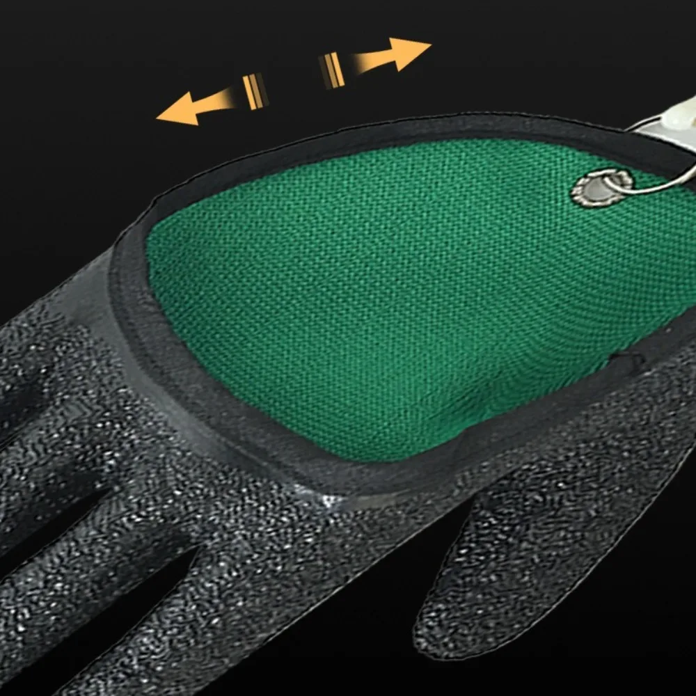 1pcs Multi Functional Fishing Gloves Anti Slip Full Finger Fishing Catching Gloves Anti Stab Wear-resistant Protect Hand Glove