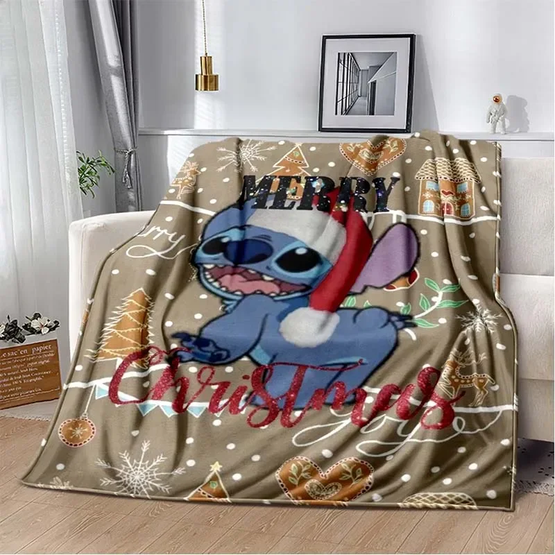 thumbnail image 1 of Manta de franela con patrón de puntadas de Disney, manta de forro polar, regalo para niños y adultos, sofá, ropa de cama, regalos para niños, 1 of 5