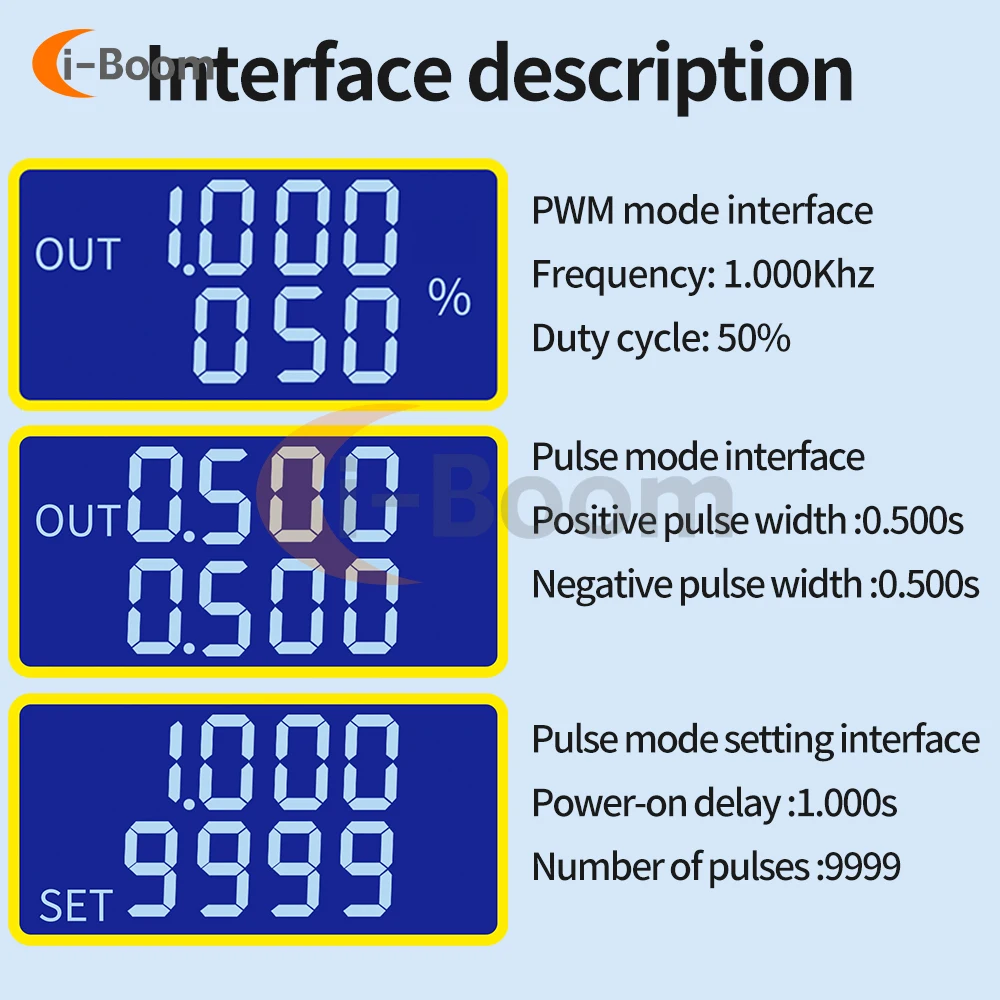 ZK-PP2K cycle delay drive module PWM motor governor frequency duty cycle adjustable module pulse frequency cycle 1Hz-150KHz 3