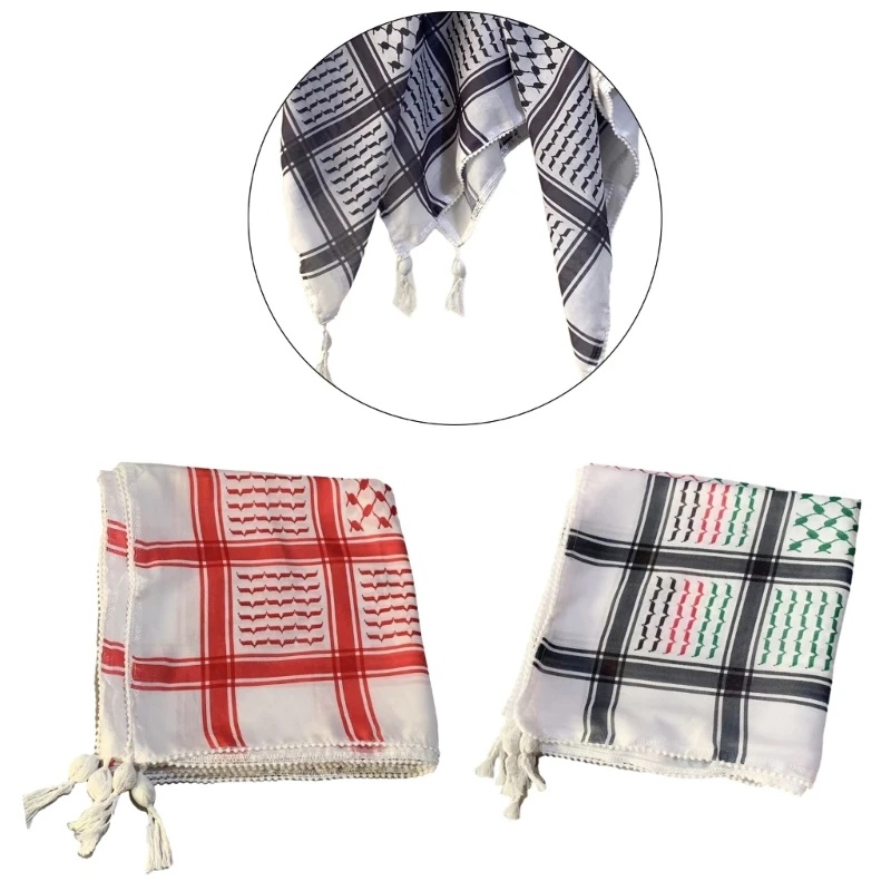 

Versatile Checkered Scarf for Stylish People Breathable and Comfortable Easy to Carry Suitable for Women Men Travel Use