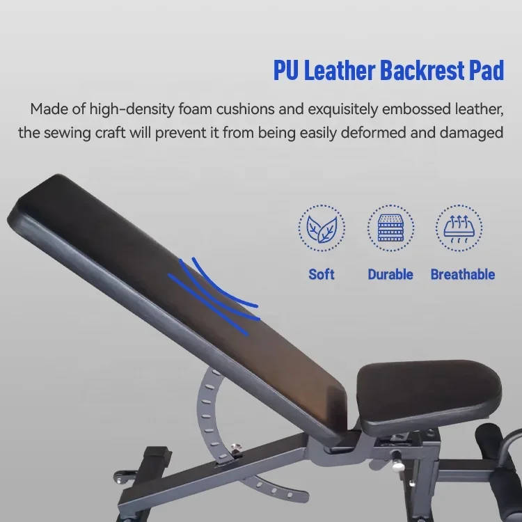 Multifunction Strength Home Commercial Training Adjustable Weight Fitness Sit Up Bench
