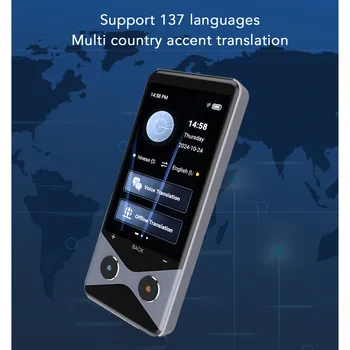New AI 4G smart translator with offline photo translation, simultaneous interpretation, and multi-language translation 3