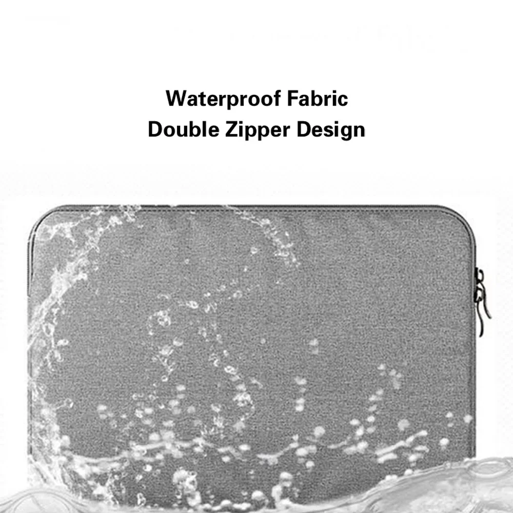 Portátil à Prova d Água Laptop Case Notebook Sleeve 12 13.3 14 15.6 16 Polegapara Mulheres Homens Bolsa para Macbook Pro hp Acer Xiaomi Asus Lenovo - Imagem 6