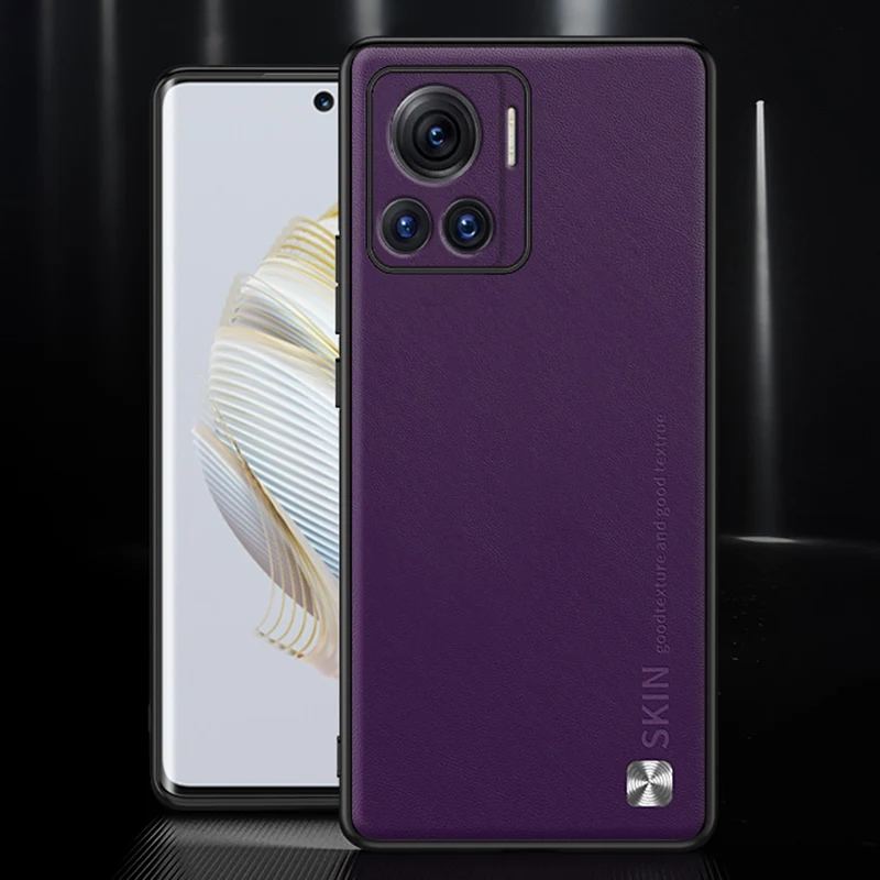 Grezns PU ādas telefona maciņš Motorola Moto S30 X30 Pro Edge S30 X30 G200 5G telefonam, matēts silikona vāciņš ar pilnu aizsardzību_voghion.com