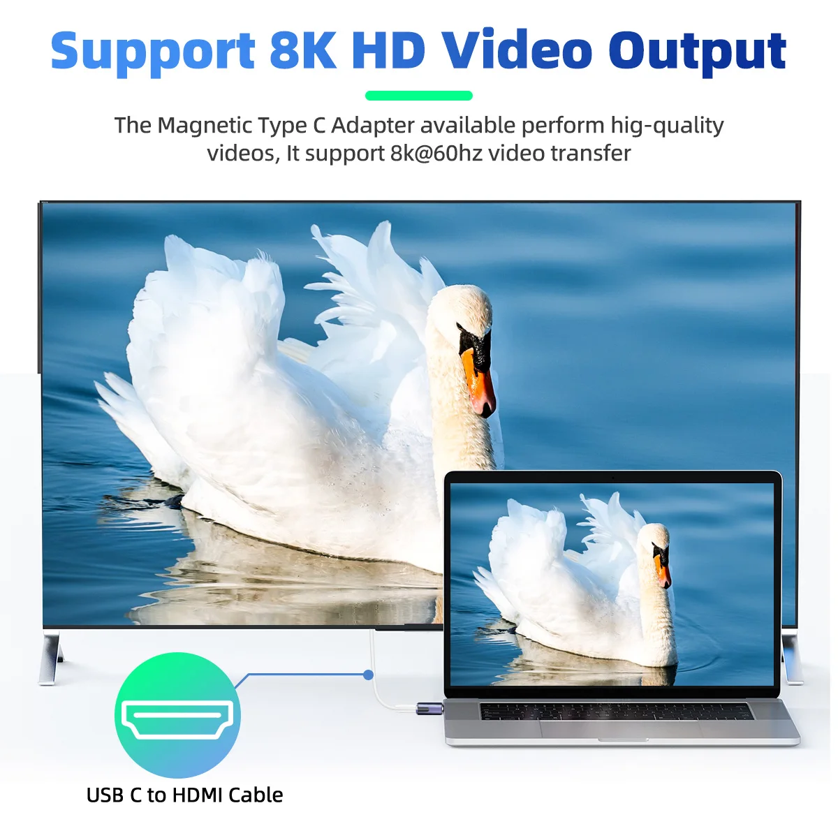 NNBILI 140W USB4.0 40Gbps Thunderbolt Magnetic Type-C OTG USB C To USBC Fast Charge Magnet Converter Cable 8K@60Hz USB C Adapter otg adapter,usb to type c adapter,type c adapter,magnetic cable adapter,magnetic charging adapter