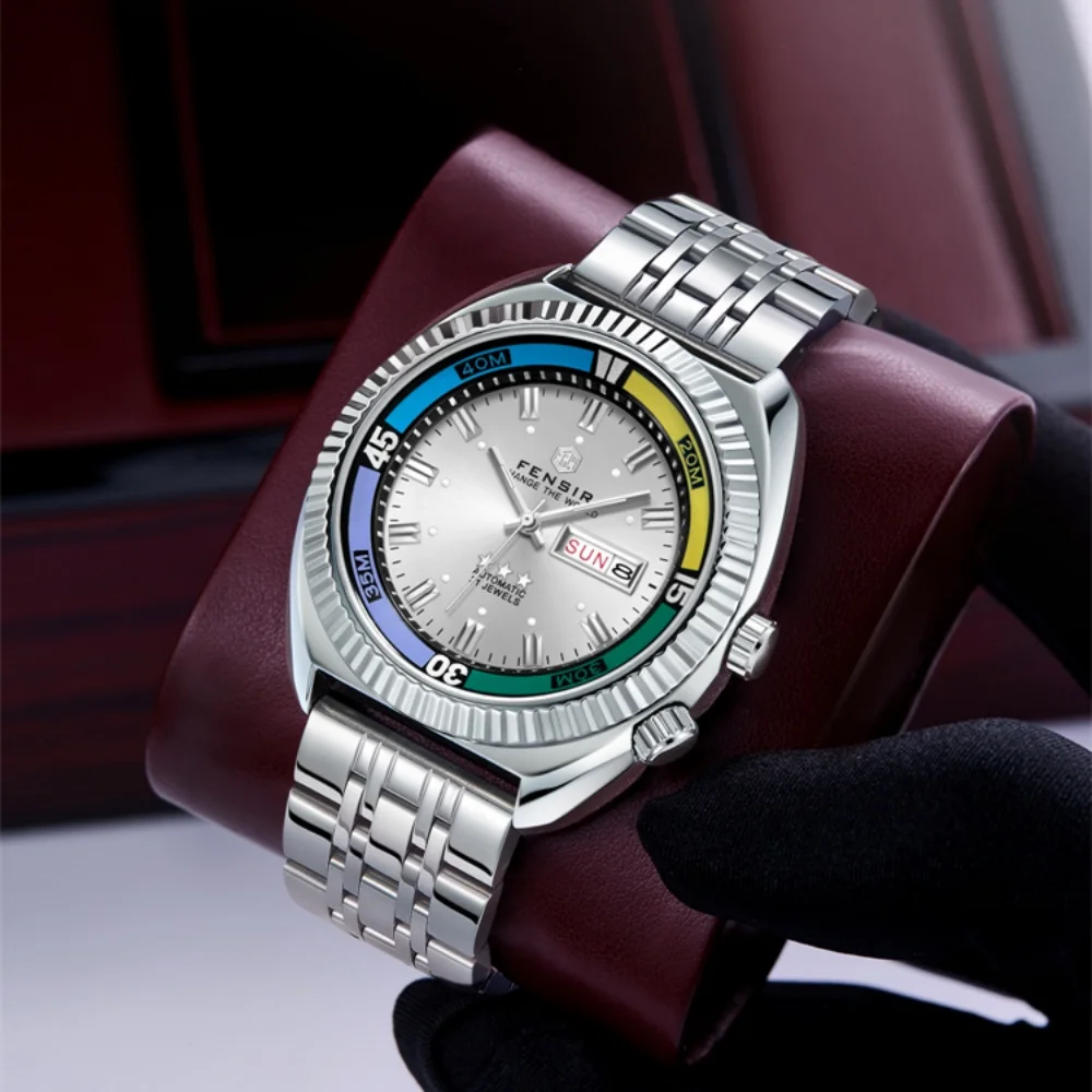 Luxury High-End Men's Watch: European & American Style, Fashionable, Personalized, Waterproof Steel Band, Multifunctional Timepiece