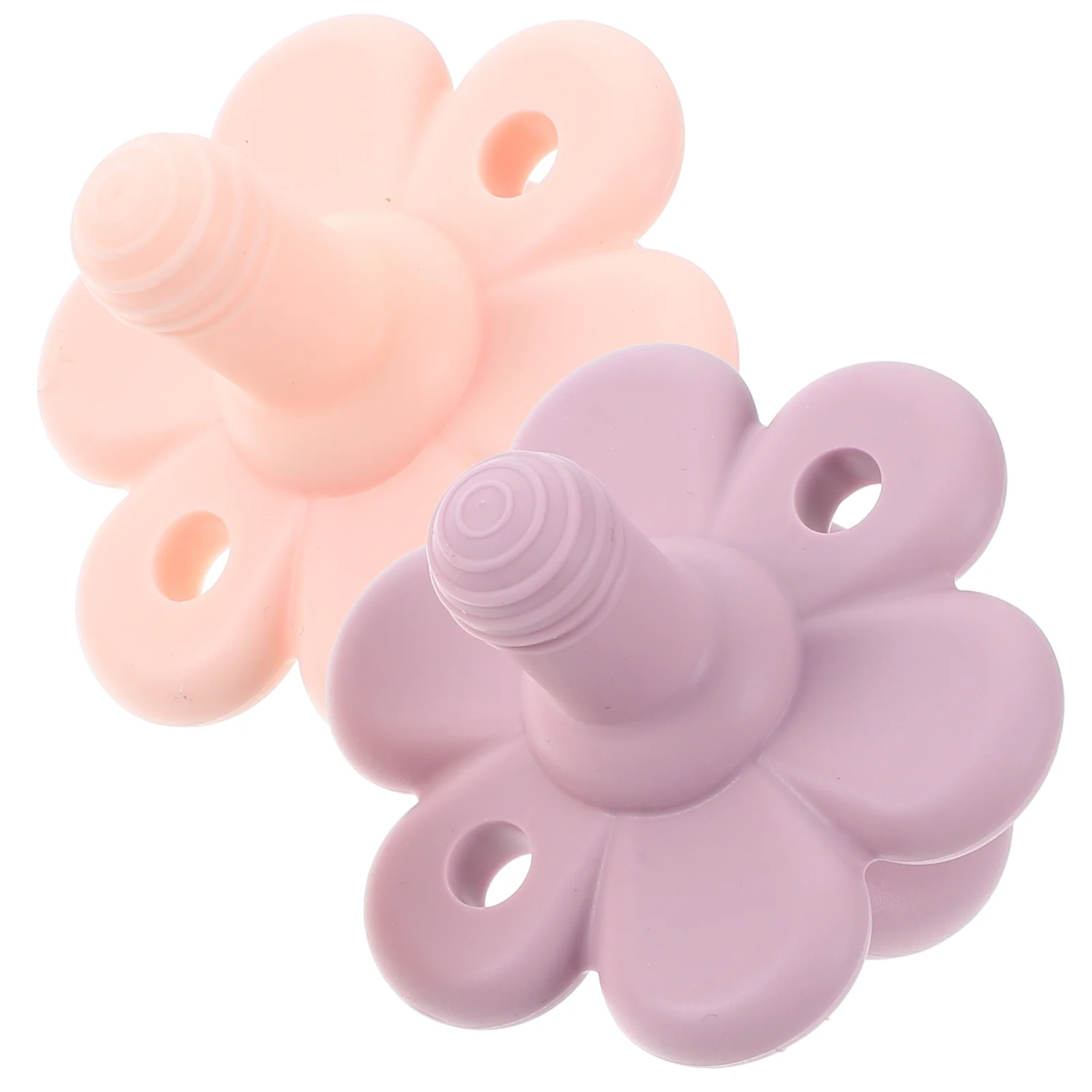 

2 шт., силиконовые соски-пустышки с держателями