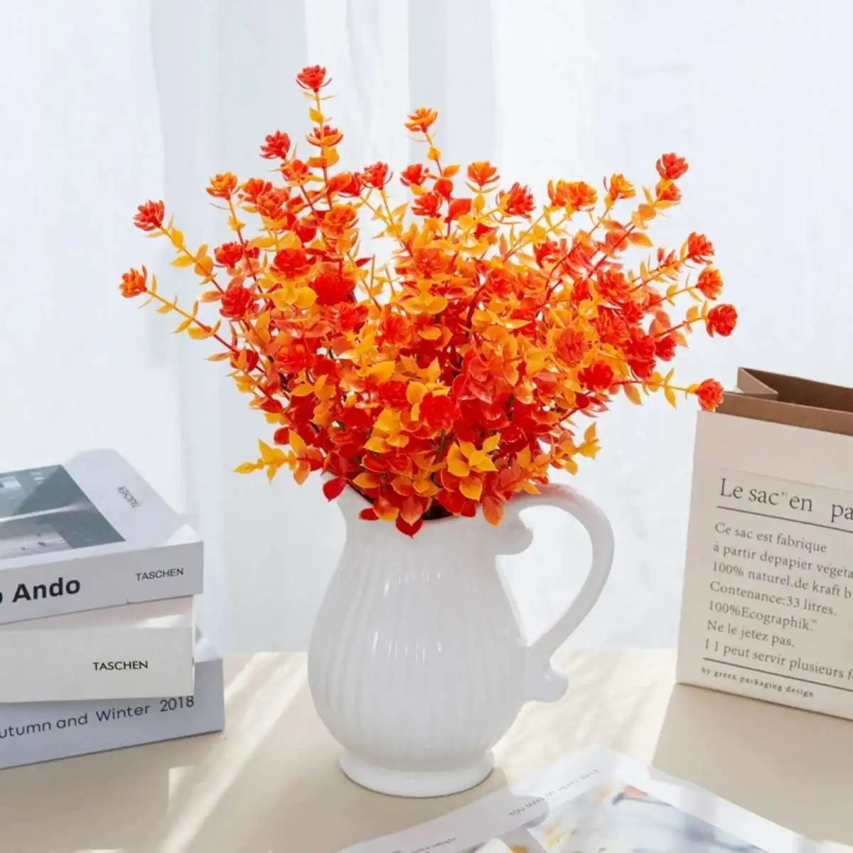 

Artificial Plastic Eucalyptus Leaves Christmas Decorations For Home Wedding Vase Fake Plants Outdoor Garden Scrapbooking Cheap