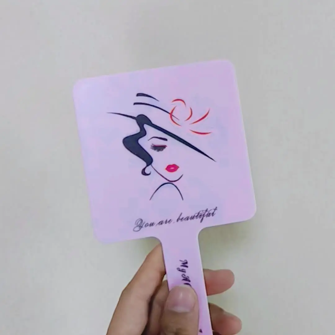 Ручное зеркало для наращивания ресниц myaokue-up