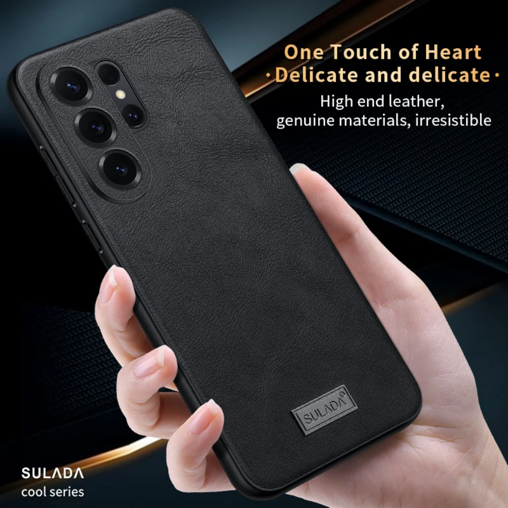 Premium PU Leather Phone Case – Business Soft Protective Coque Cover