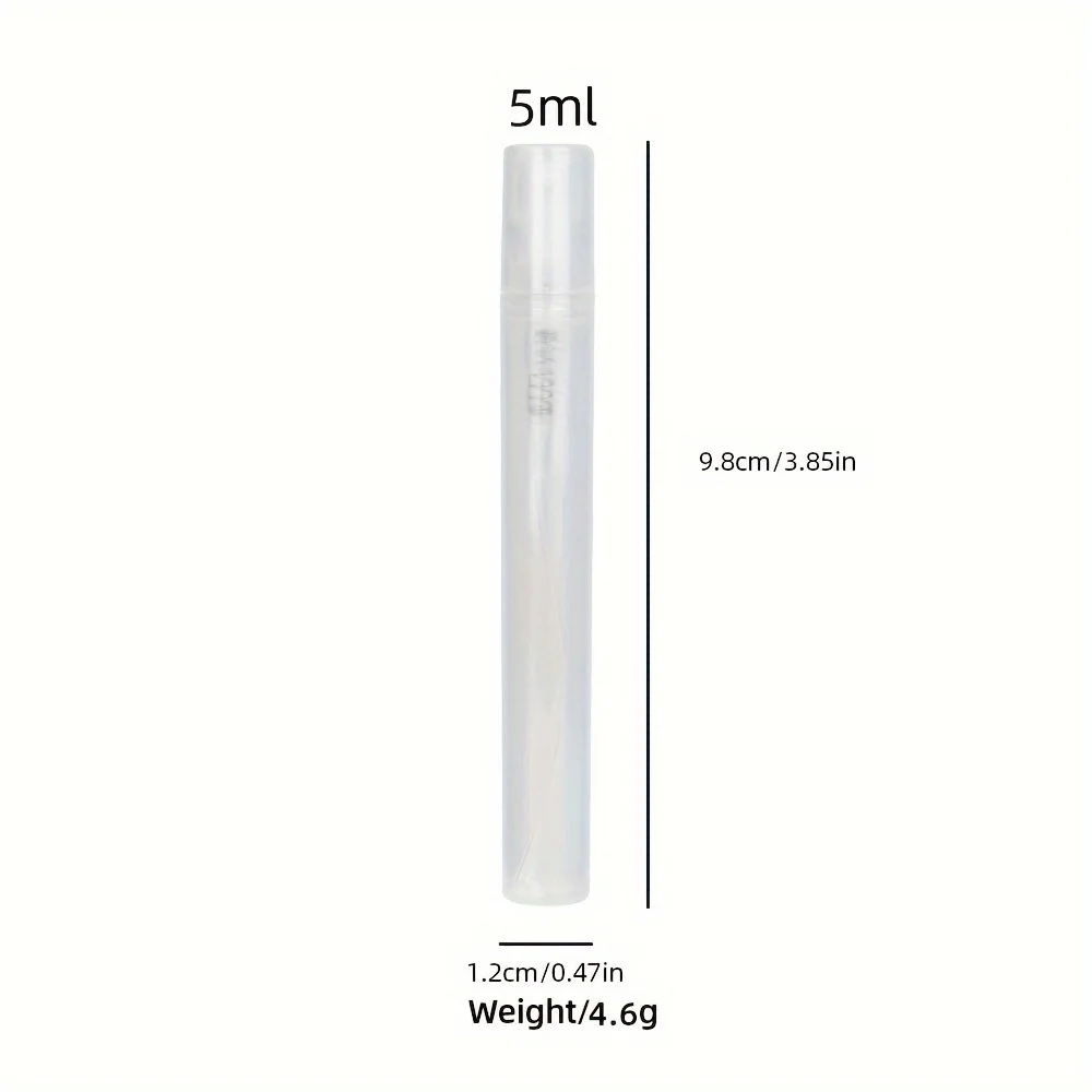 10pcs 4 Accessories 2/3/5ml Leakproof Travel Perfume Atomizer with 10 Spray Bottles, 2 Funnels, 2 Droppers Refillable 5