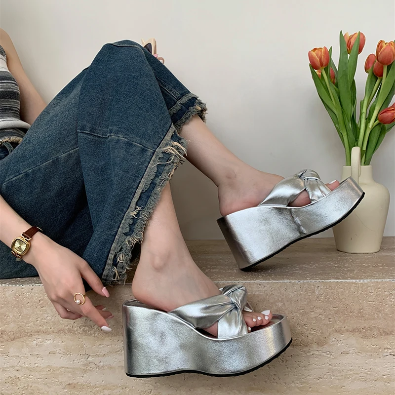 2025 Summer Flip Flop Comfort Wedges Heel Women Slippers