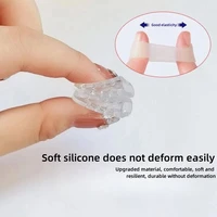 Transparent Silicone Toe Caps Anti-Friction Breathable Toe Protector Prevents Blisters Toe Caps Cover Protectors Foot Care 2