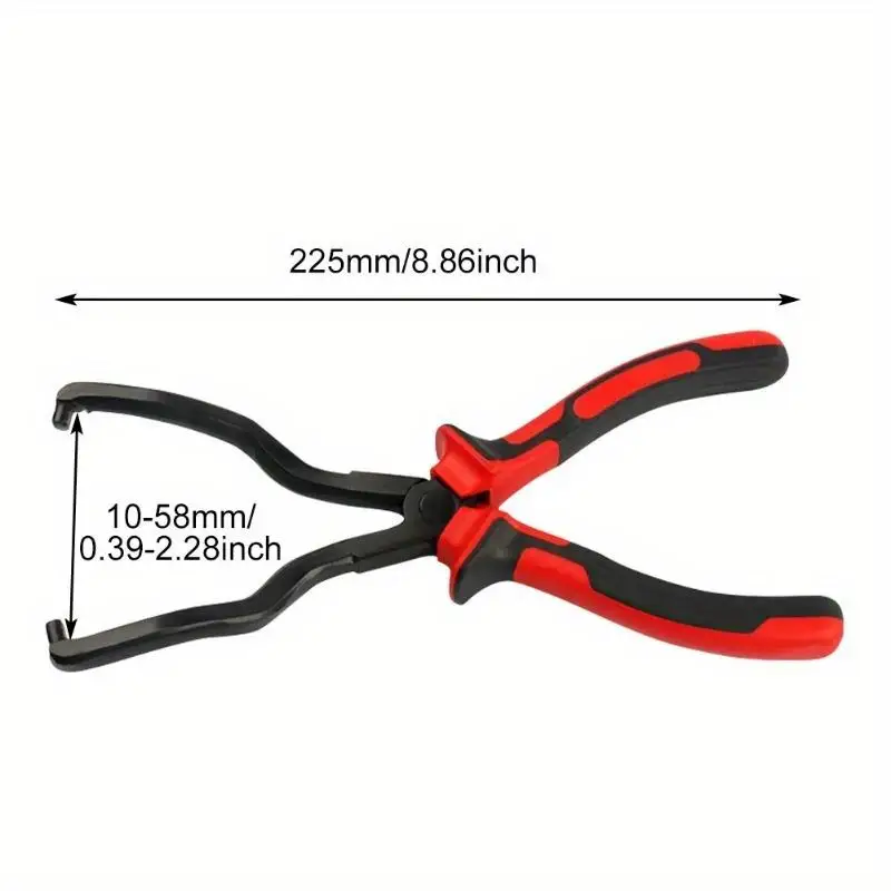 1/2Pcs Kraftstoff Linie Zange Wartung Universal Schnell Entfernen Trennen Release Stahl Benzin Reparatur Werkzeug Schlauch Rohr Clip – Detail 2