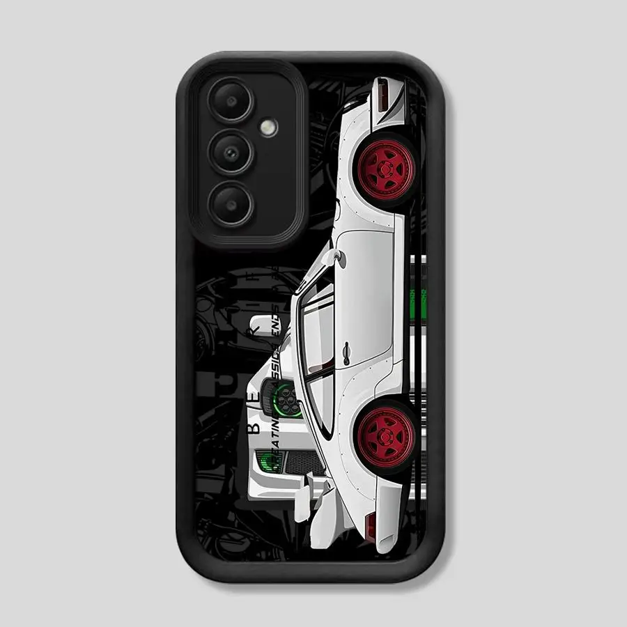 Soft Cover Phone Case with Japan JDM Sports Design