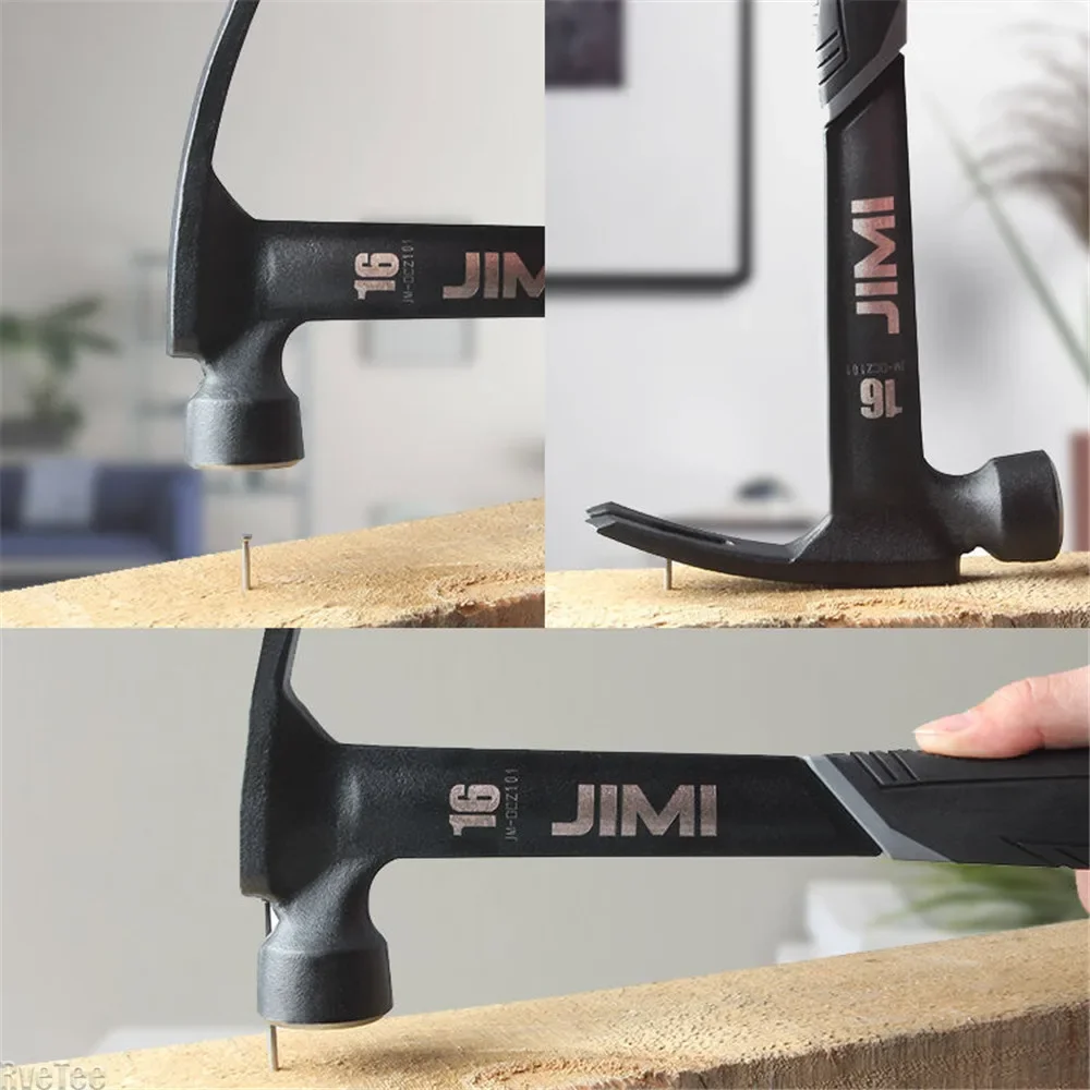 Top Quality JIMI Claw Hammer High Hardness Integrated Molding with Magnetic for Carpenter Electrician Man Gift 3