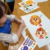 Make A Face Stickers for Kids DIY Make Your Own Christmas Trees Safaris Sea Fantasy Animals Puzzle Stickers Boys Girls Gifts Toy 6
