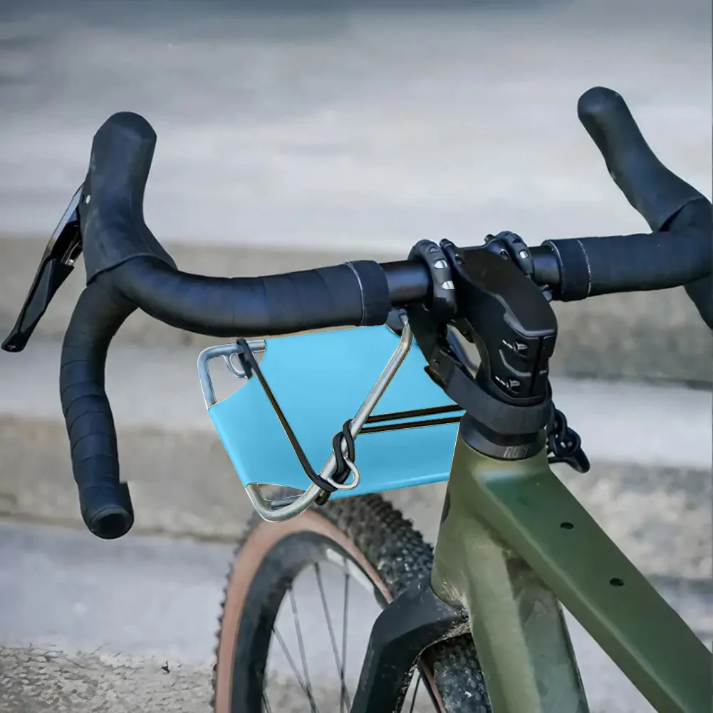 1set Detachable Bike Basket Front Rack Spacious Storage Capacity Bike Bag Free Assembly Luggage Shelf Versatile Compatibility