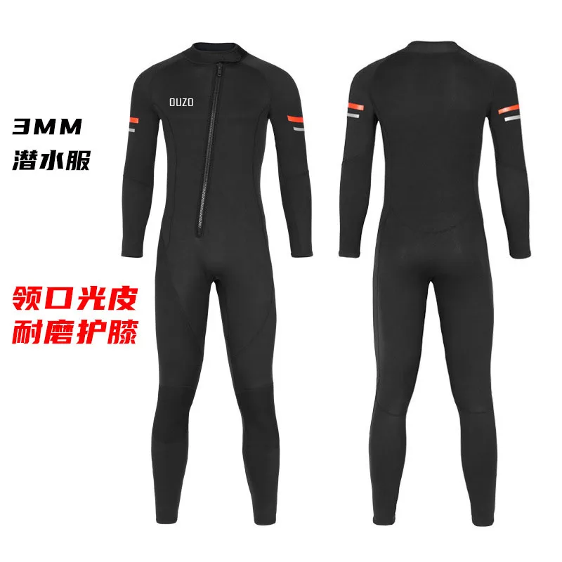 3MM Neoprene Wetsuit Men's Surf Scuba Diving Suit Underwater Fishing Spearfishing Kitesurf Swimwear Wet Suit Equipment