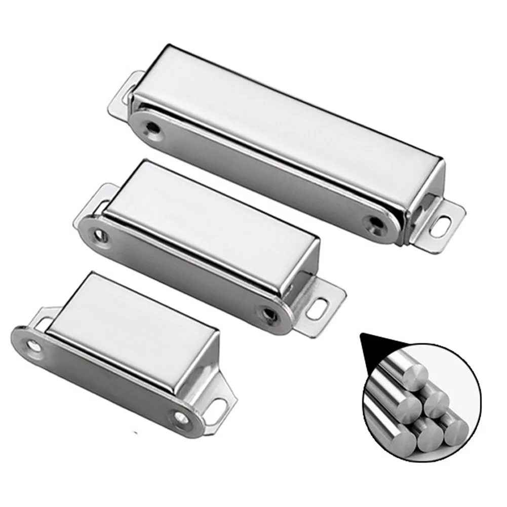Magnetic Catch Latch Door Lock Heavy Duty Cabinet Magnet Kitchen Latch Catch With Screws Furniture Hardware