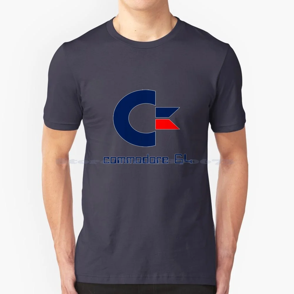 Commodore 64 T Shirt 100% Cotone Tee Computer Giochi Per Pc Videogiochi Nerd Strange Freak Bits