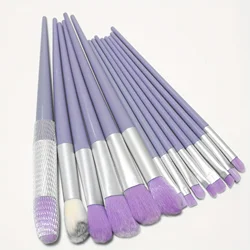 Luxurious Soft Fluffy Makeup Brush Set (Purple)