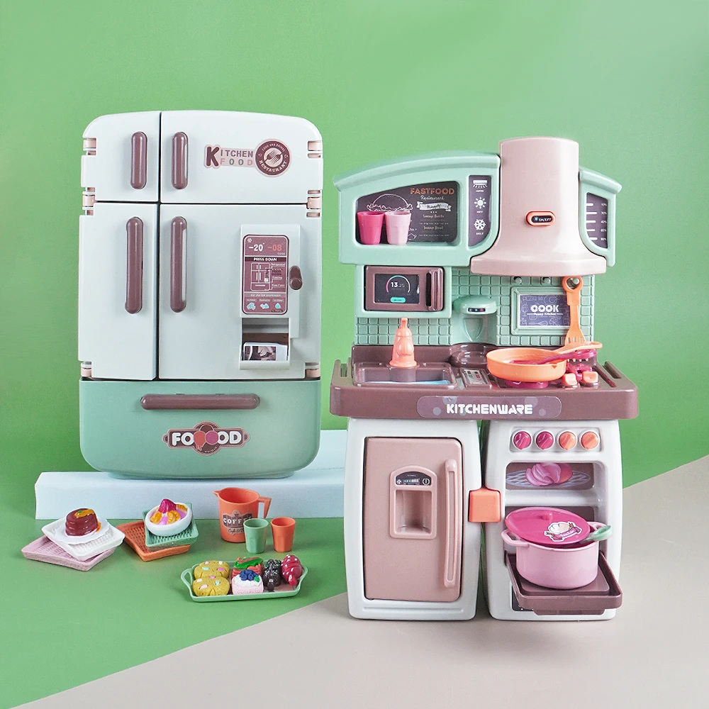 Deluxe Miniature Food Cooking Set with Realistic Oven & Interactive Play Kitchen Features
