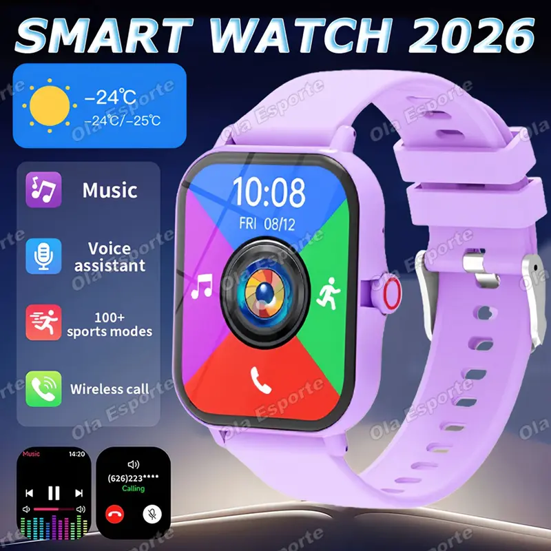 New Outdoor Smart Watch Health Monitoring Weather Bluetooth Call Music Control Sports Waterproof Women Men Smartwatch Gifts HW12 - Image 9