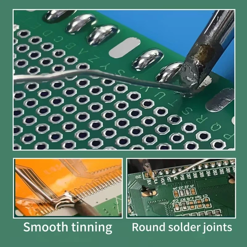 0.8mm 1.0mm CF-10 50g 로진 코어 솔더링 와이어 플럭스 릴 주석 용접 와이어 고순도 저융점 전자 수리 DIY
