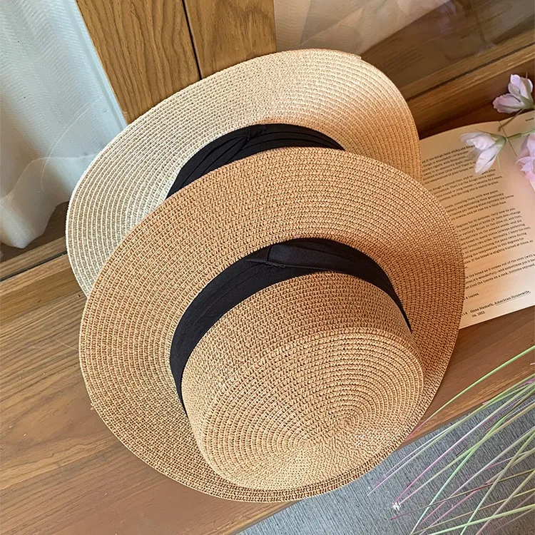 Hot Unisex Women Men Fashion Summer Casual Trendy Beach Sun Straw Panama Jazz Hat Cowboy Fedora Hat Gangster Cap