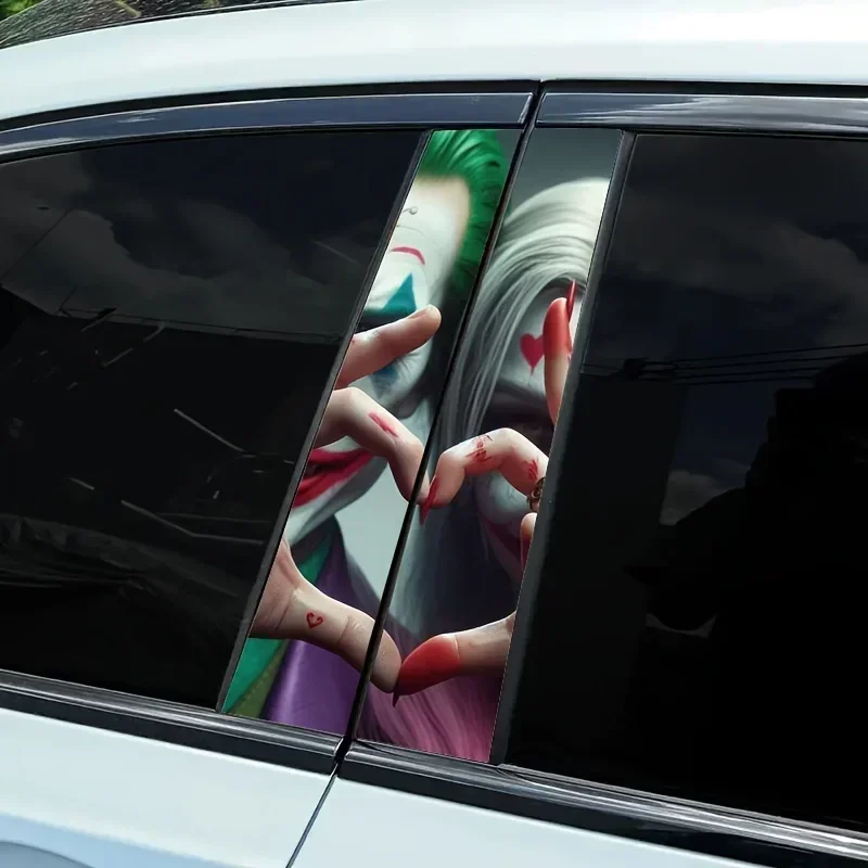 Car stickers scratch resistant PVC suitable for B pillar door sticker car stickers 2 pieces