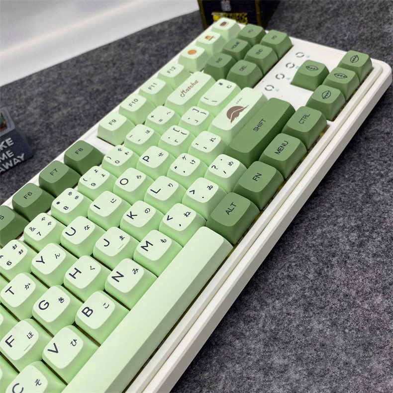 Teclado mecânico Keycaps, Matcha XDA Profile, PBT