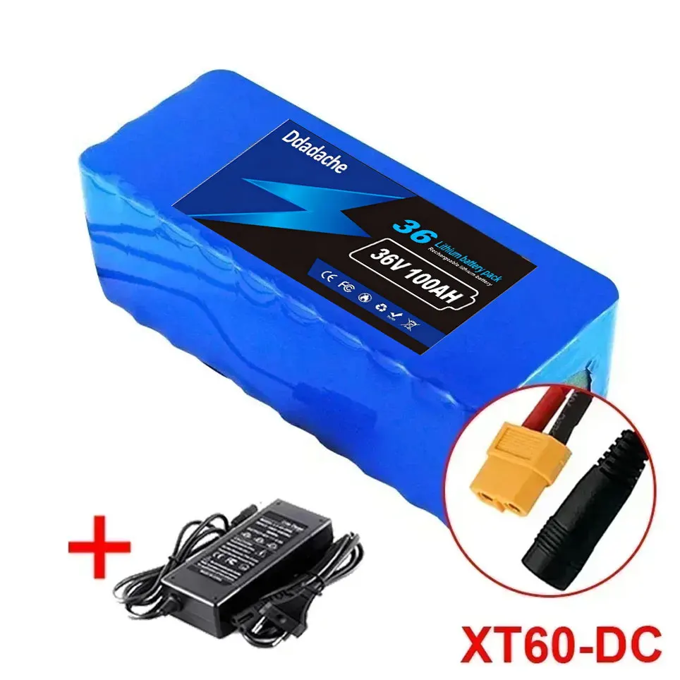 Neuer 36V 100Ah 1000W 10S4P DC/T Lithium-Ionen-Akku 100Ah für 42V E-Bike Elektrofahrrad Roller mit BMS – Detail 7