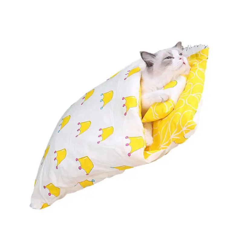 

Cat Litter Cat Sleeping Bag Closed Removable And Washable Cat Quilt Winter Warm Pet Litter Cat Bed