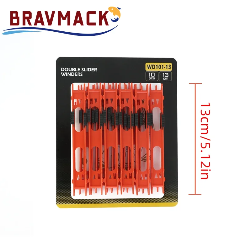 Fishing Plastic Line Winding Boards Rig Holders Winders Hanging Accessories 10pcs/pack