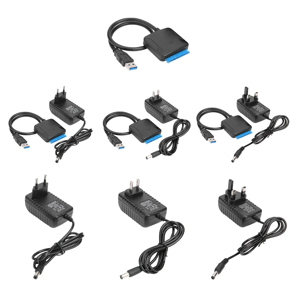 ޴ USB 3.0 to SATA 3 ̺, Sata to USB  ȯ ̺,  2.5 Ǵ 3.5 ġ  SSD HDD , ϵ ̺