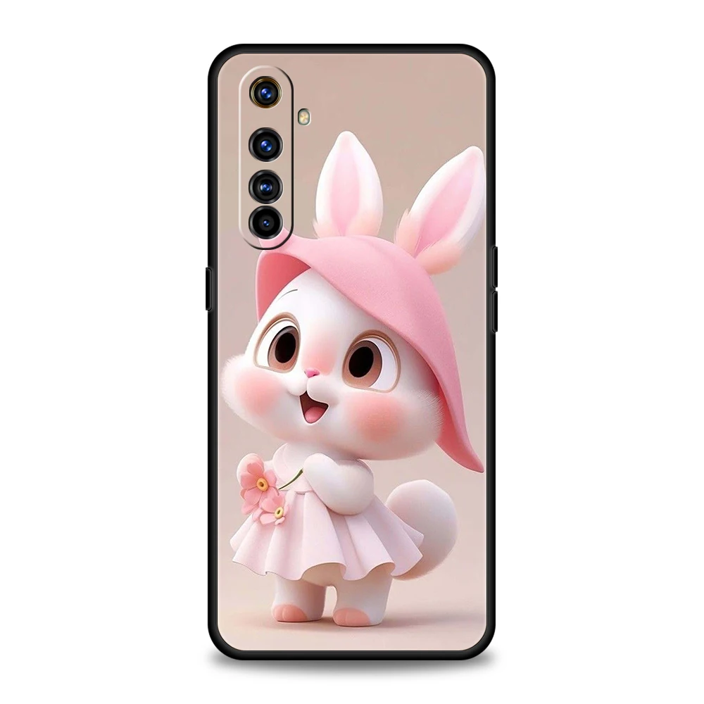 Adorable Rabbit with Purple Hat Shockproof Phone Case
