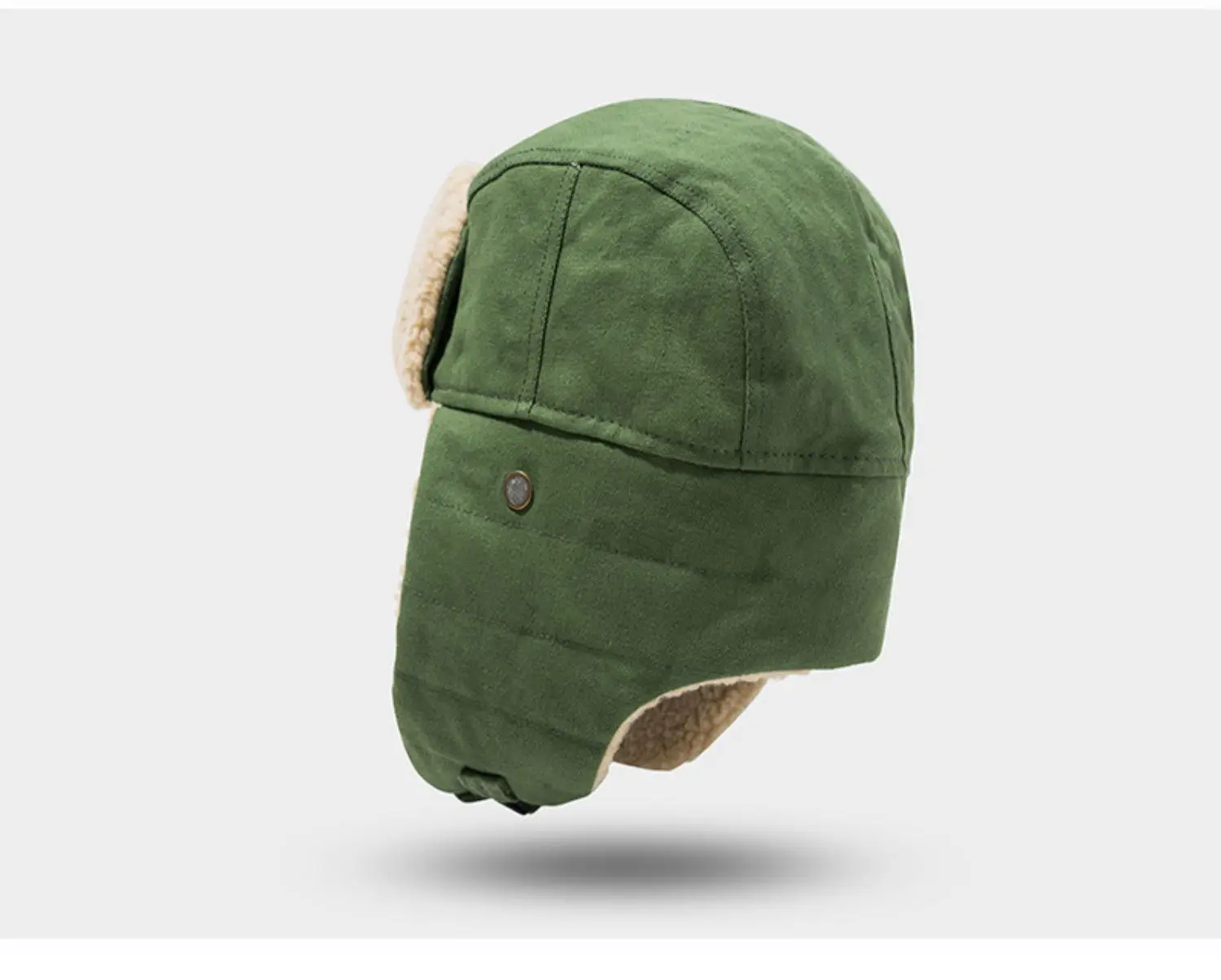 Wintermützen für Damen und Herren, Bombermütze mit Ohrenklappen – warme Reitmütze für Damen und Herren (Pilotenstil), Wandern und Freizeitkleidung, Outdoor, Neu – Detail 15