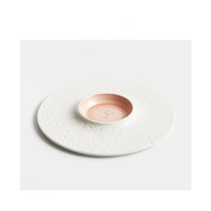 Ceramic Dinner Plate Western Food Hotel Tableware