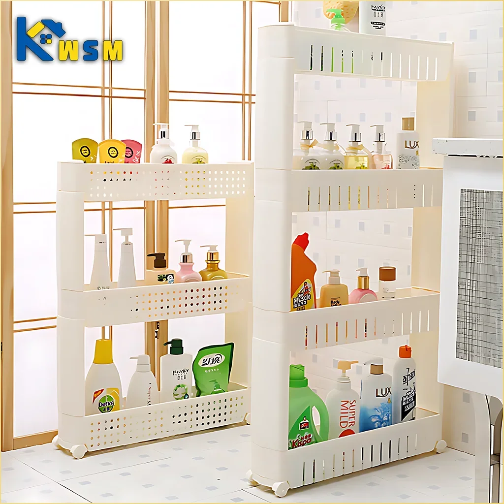 Narrow-Seam-Shelf-Multi-Layer-Movable-Storage-Rack-with-Pulley ...