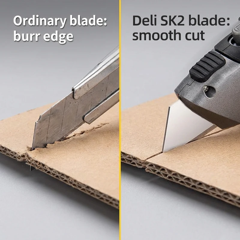 T자형 다용도 칼날 19mm 폭 0.6mm 두께 SK2 스틸 화이트 칼날 카펫 가죽 절단용 스냅오프 교체 칼날