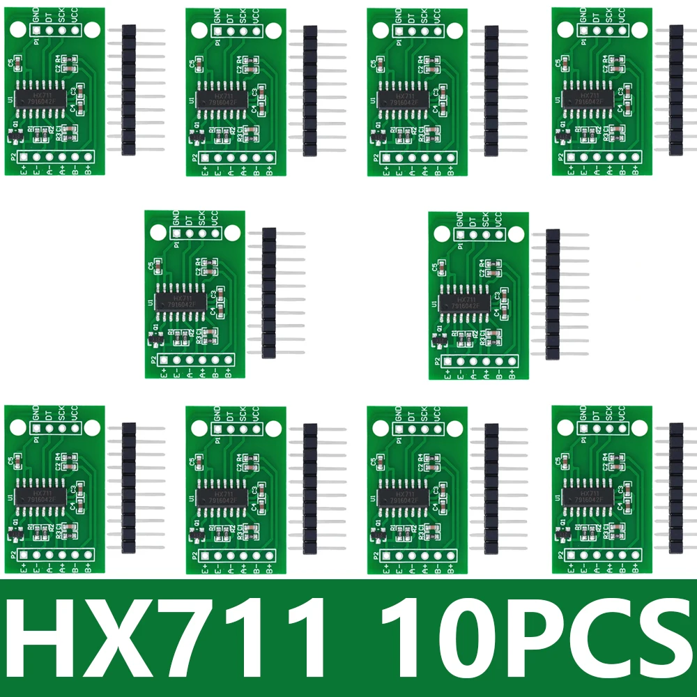 Pack of HX711 Precision Weighing Sensor Modules - 24 Bit Dual-Channel A/D Converter