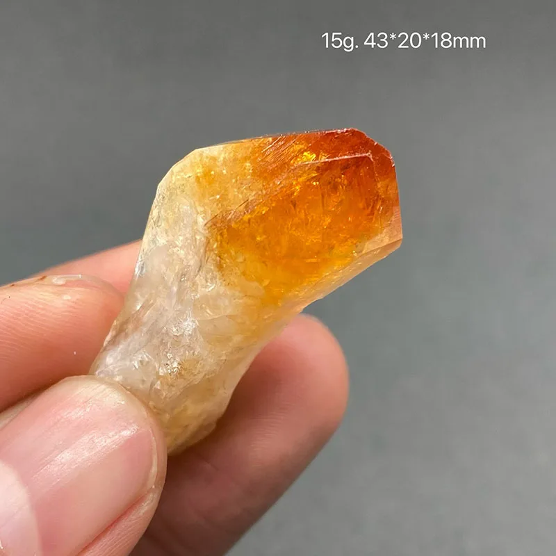 100%  Natural citrine Mineral Specimens Stones and Crystals Healing Crystal from China