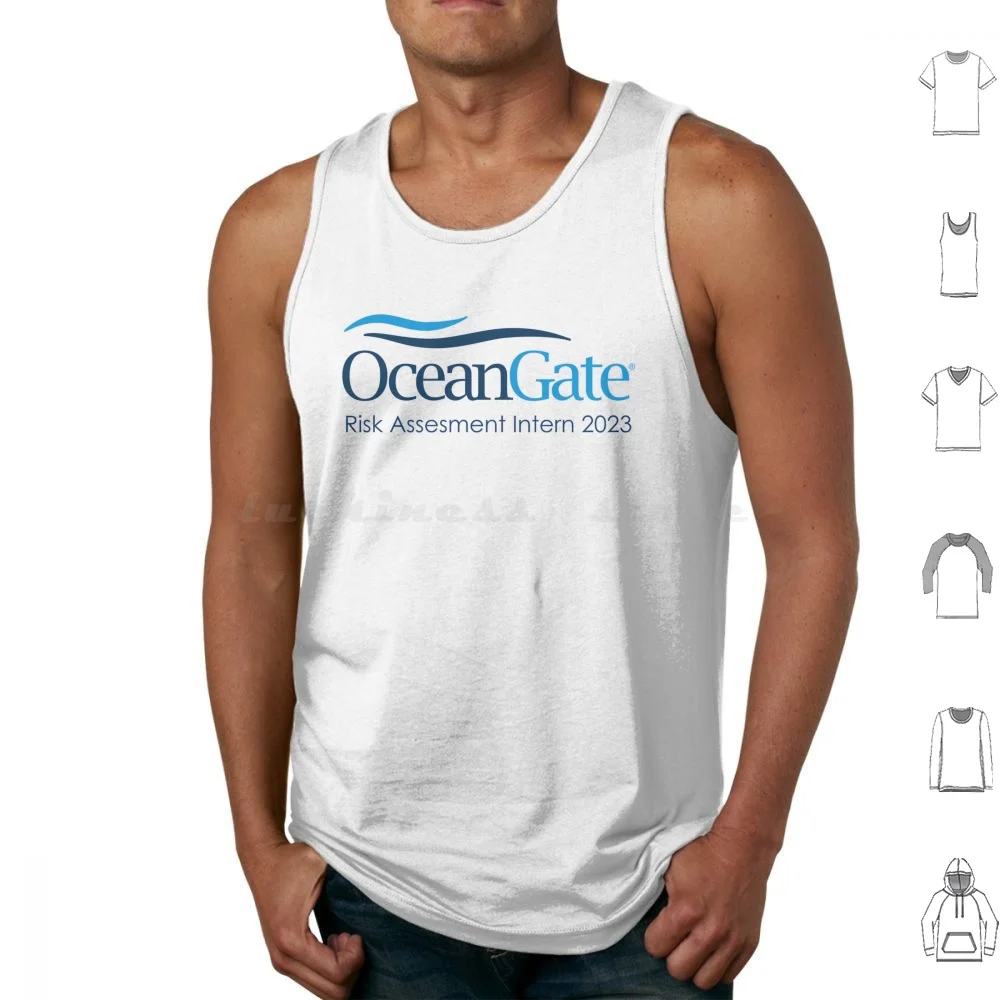 

Майки Oceangate-риск Intern 2023, хлопковые майки с принтом