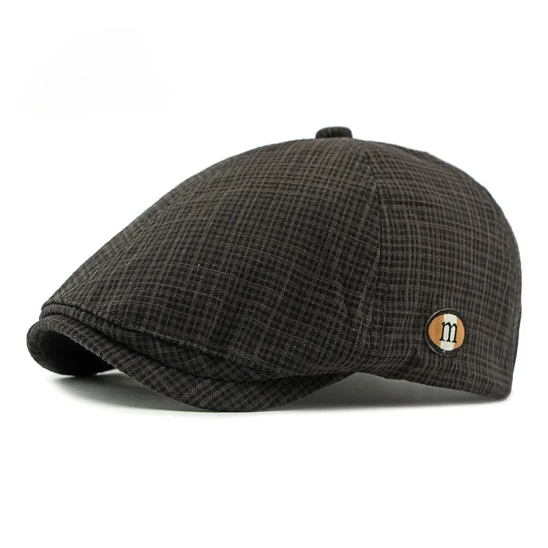 Beret Hat New Hats for Men and Women British Retro Fashion Casual Solid Color Adjustable beret hat,woolen beret