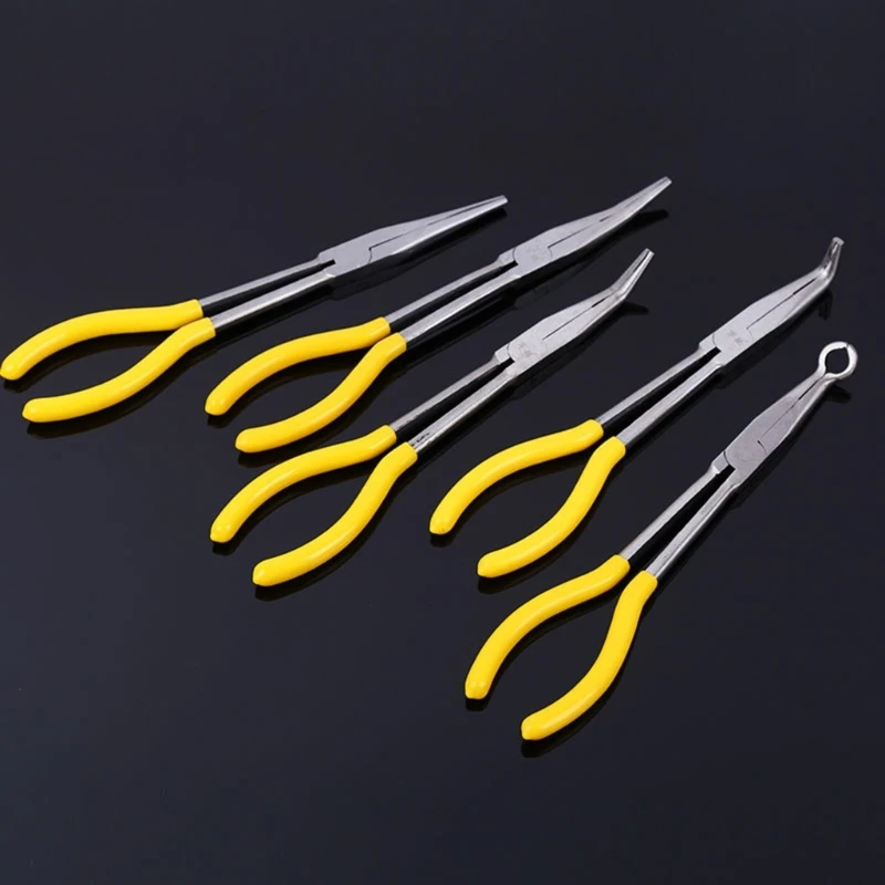 

Длинногубцы для автомобильных свечей зажигания, инструмент для удаления проводов цилиндра, зажим кабеля, дропшиппинг